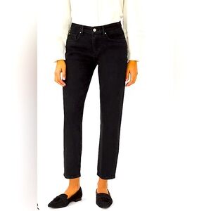 Ann Taylor Mid Rise Black Jeans (6P)